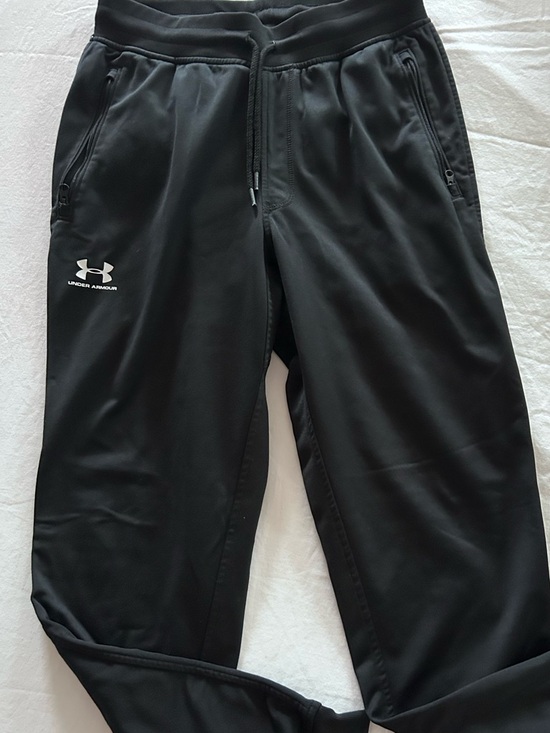 Under Armour Other - Under Armour Black Kids Athletic Pants with White Logo